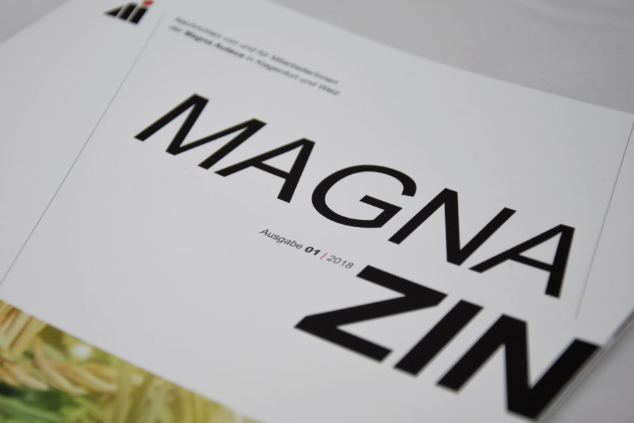 Neue Mitarbeiterzeitung für Magna Auteca