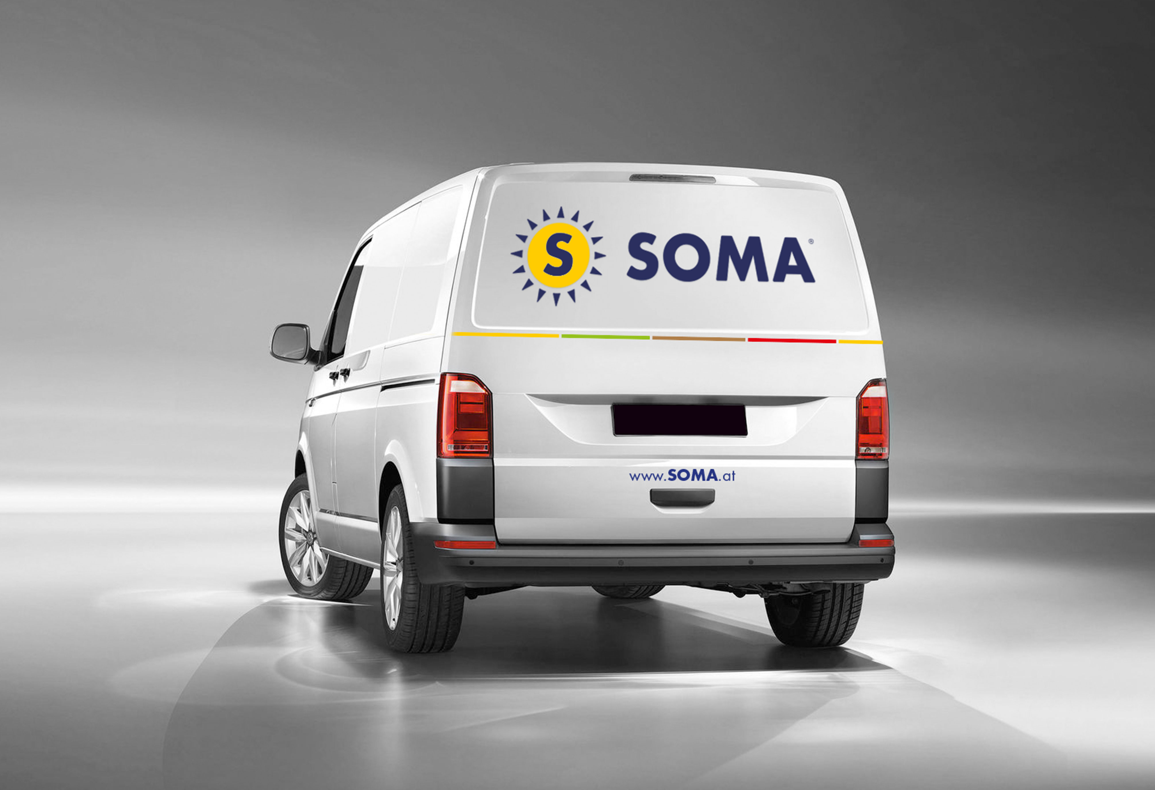 SOMA Logo von Inred auf Auto
