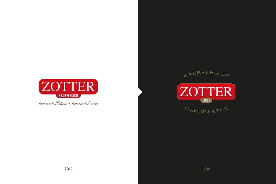 Redesign von Logo und Vertriebsmitteln für die Zotter Kalbfleisch GmbH